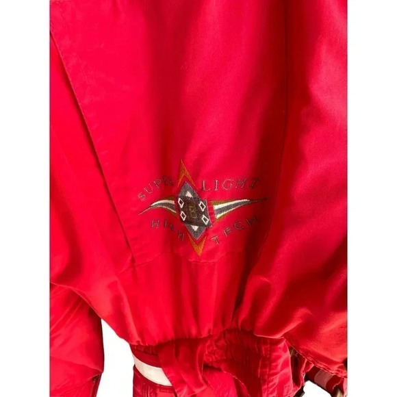 Bogner Red Long Sleeve Front Zipper USA Made Snow Bunting Ski Suit Size 6 - Picture 3 of 10